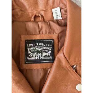LW1RU538 Levi's Women's 538 Moto jacket size Small Brown